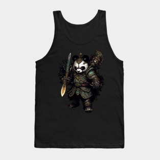 Panda Ancient Warrior Tank Top